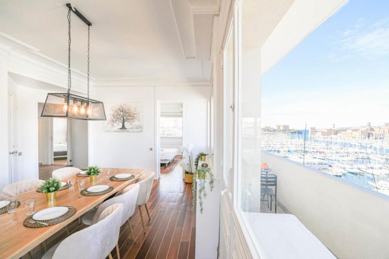 Vieux-Port - Vue Exceptionnelle - 3 Ch Et Clim Leilighet Marseille Eksteriør bilde