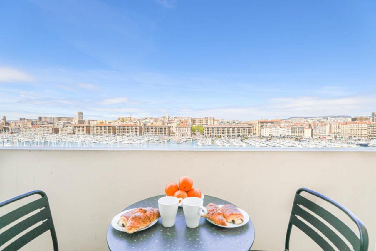 Vieux-Port - Vue Exceptionnelle - 3 Ch Et Clim Leilighet Marseille Eksteriør bilde