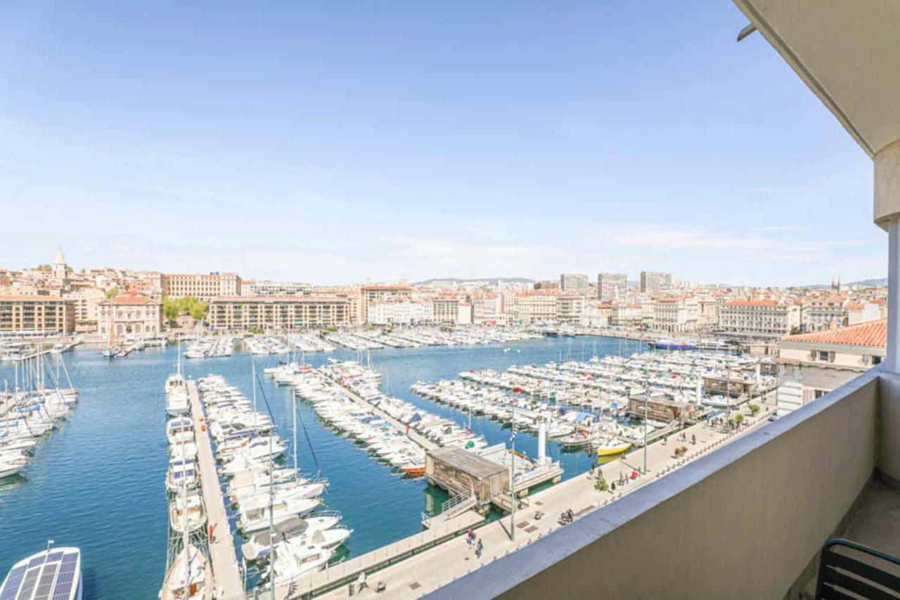 Vieux-Port - Vue Exceptionnelle - 3 Ch Et Clim Leilighet Marseille Eksteriør bilde