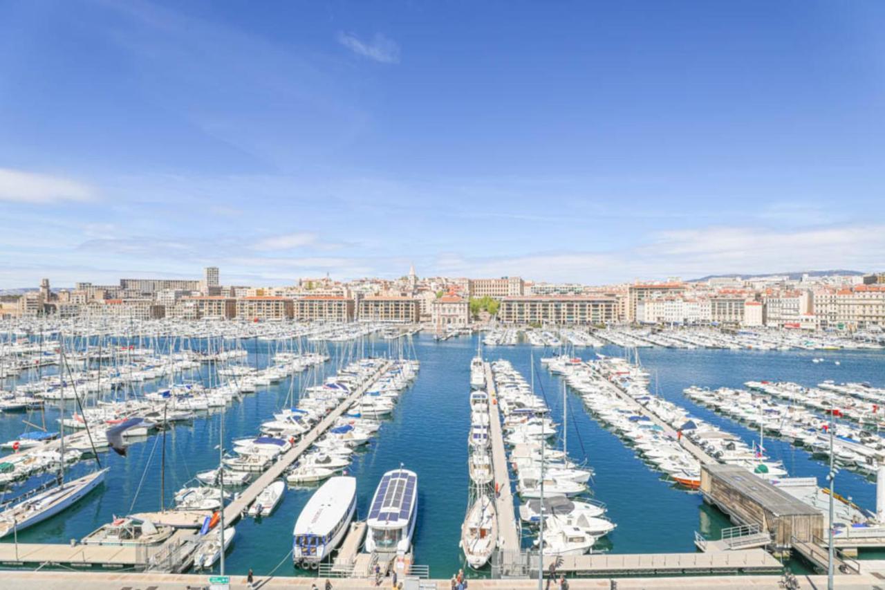 Vieux-Port - Vue Exceptionnelle - 3 Ch Et Clim Leilighet Marseille Eksteriør bilde
